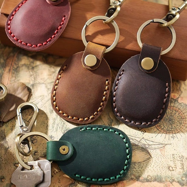 客製LOGO手工真皮門禁卡套