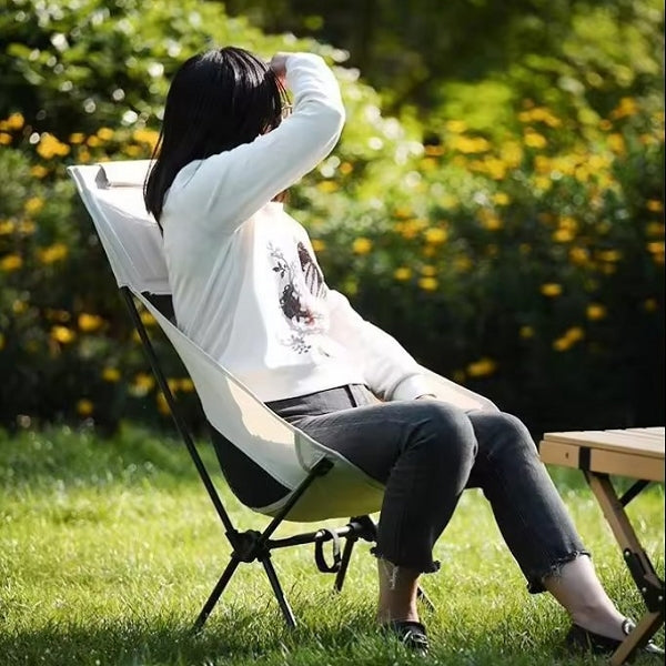 600D牛津布露營月亮椅