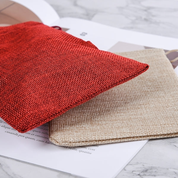 仿麻布束口袋-飾品包裝袋