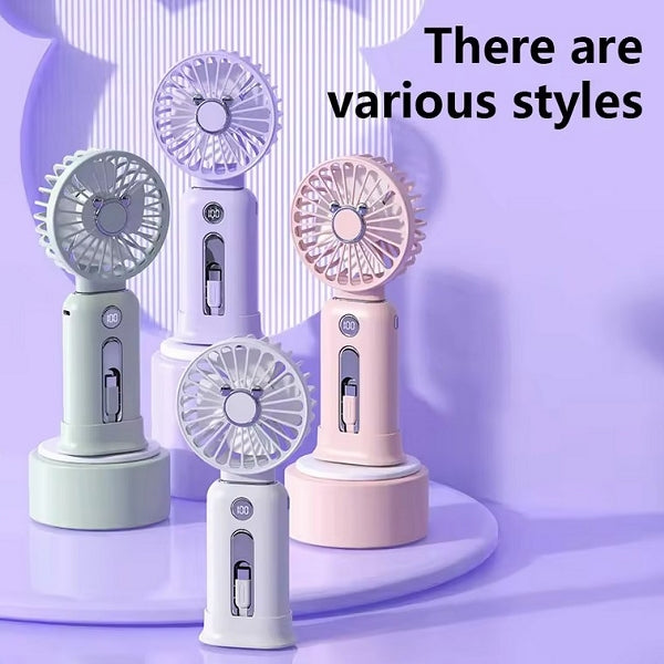 10000mah電量顯示行動電源+可拆風扇