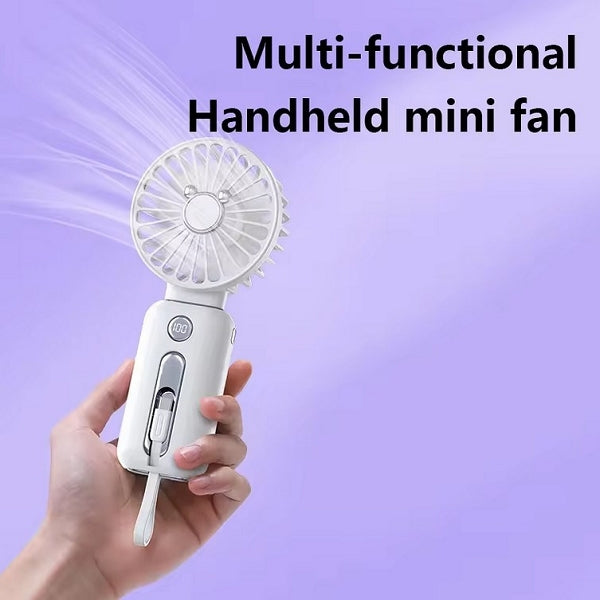 10000mah電量顯示行動電源+可拆風扇