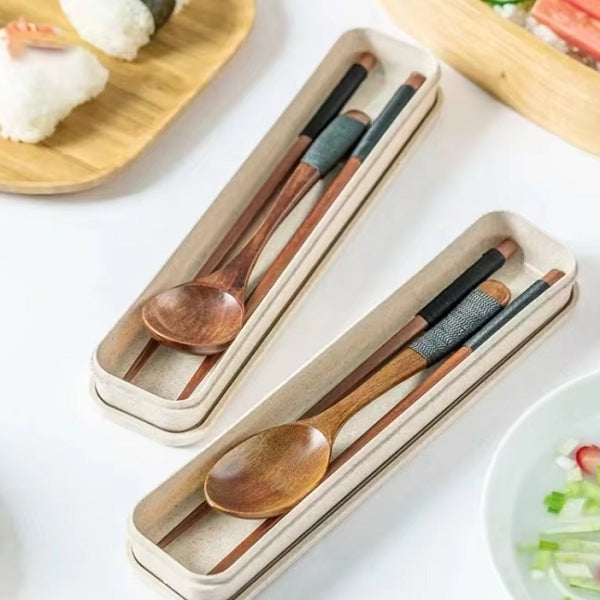 木質餐具盒套裝