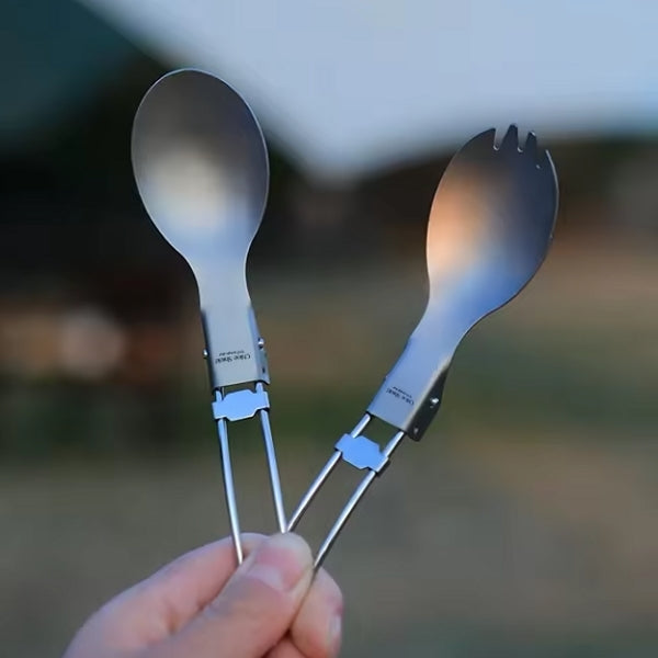 折疊鈦餐具