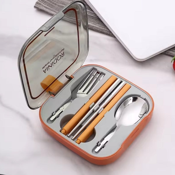 野餐旅行便攜式304不鏽鋼餐具組