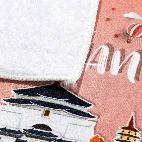 長毛絨毛巾方型