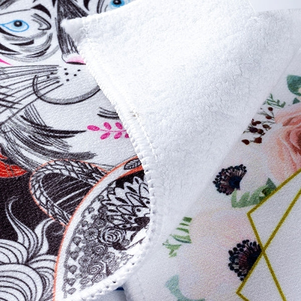 棉+T雙層毛巾方型-19x19公分(單面全彩昇華)