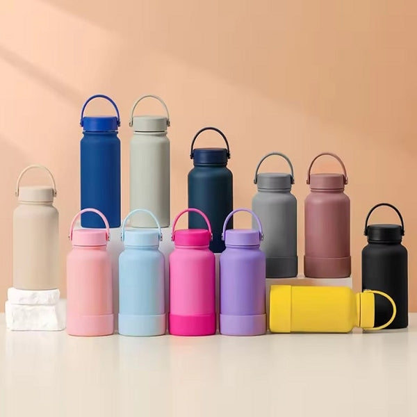 手提運動保溫瓶不鏽鋼水壺