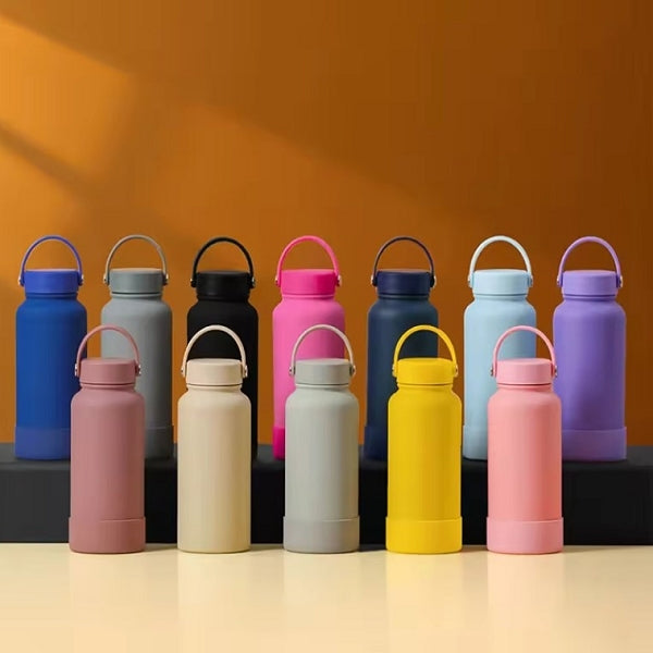 手提運動保溫瓶不鏽鋼水壺