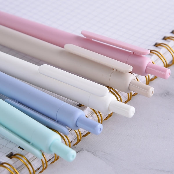 按壓式馬卡龍色廣告筆