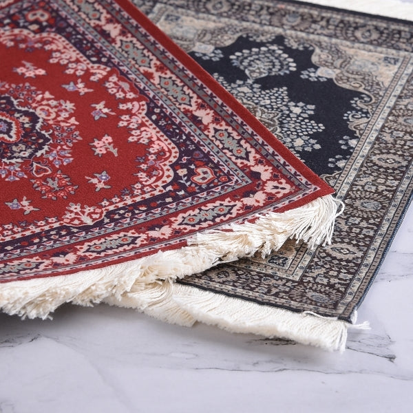 波斯地毯造型流蘇滑鼠墊/杯墊