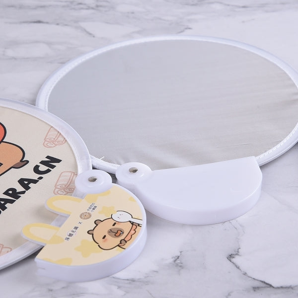 銀色背膠折疊飛盤扇