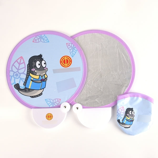 銀色背膠折疊飛盤扇