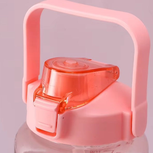 2公升健身透明塑膠水瓶