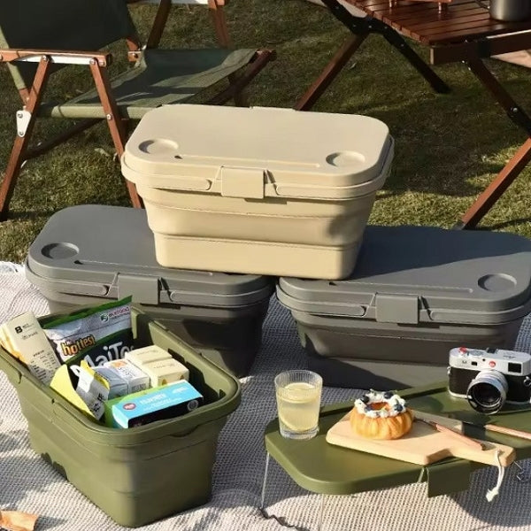 露營摺疊手提收納箱