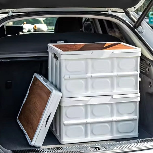 56L手提木蓋折疊箱