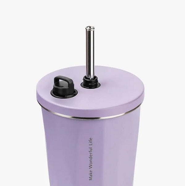 600ml吸管隨行咖啡杯