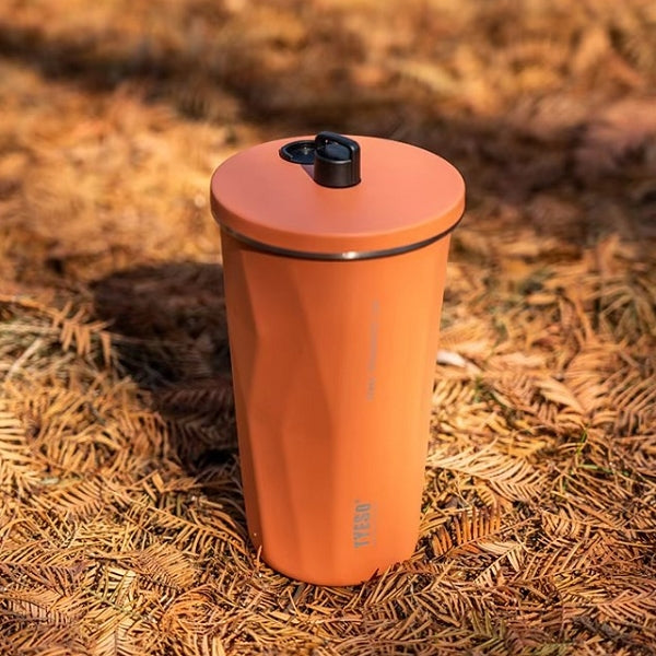 600ml吸管隨行咖啡杯