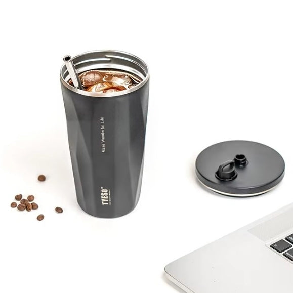 600ml吸管隨行咖啡杯