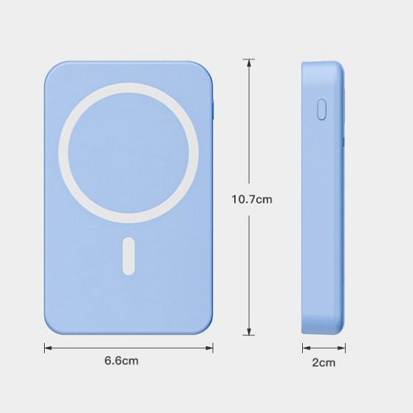 快充磁吸無線行動電源
