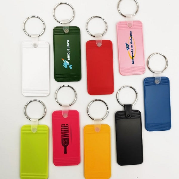 長方形復古鑰匙圈