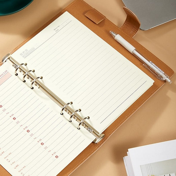 25k拼色活頁本筆記本