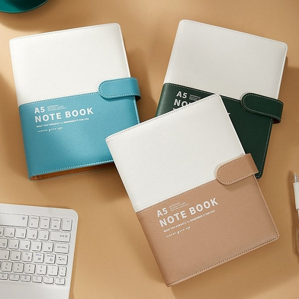 25k拼色活頁本筆記本