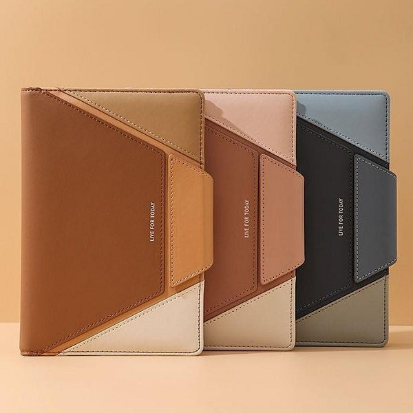 A5簡約商務磁扣筆記本