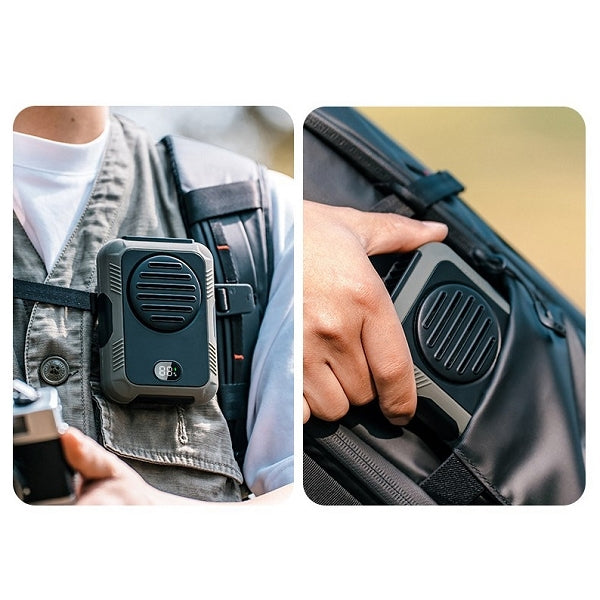 腰掛頸掛多功能戶外隨身風扇