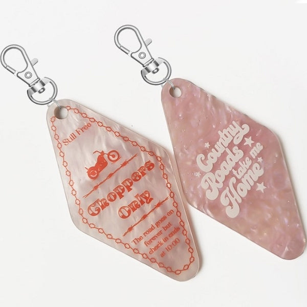 客製化壓克力飯店鑰匙圈