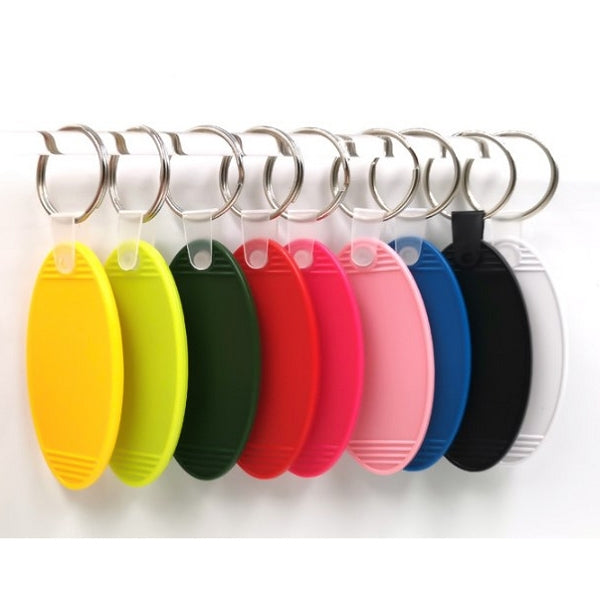 復古行李牌造型鑰匙圈