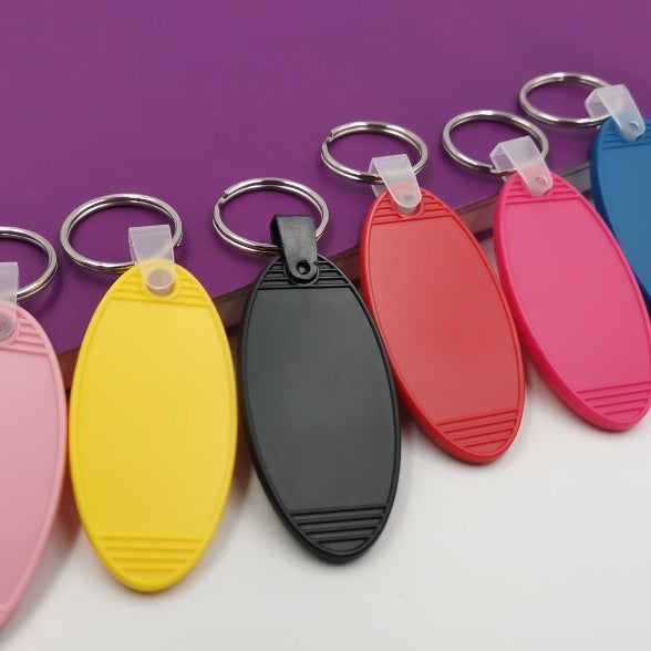 復古行李牌造型鑰匙圈