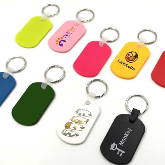 PVC軟材質鑰匙牌