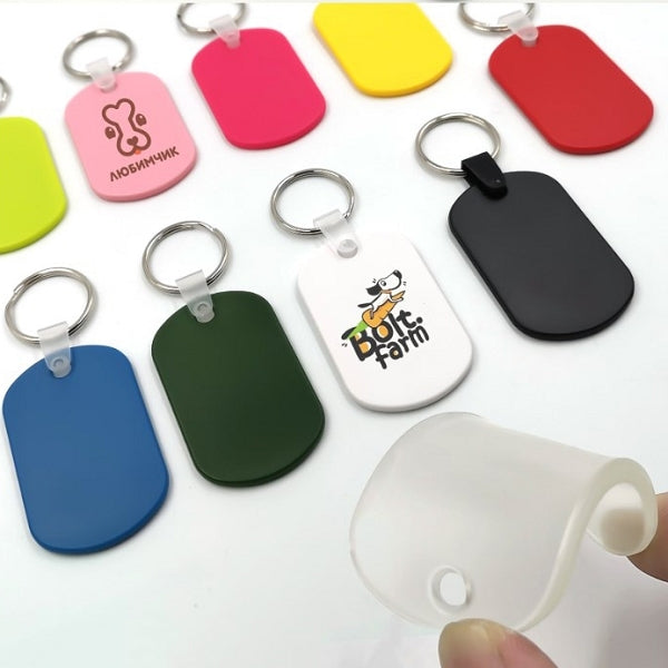 PVC軟材質鑰匙牌