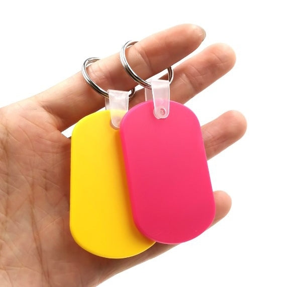 PVC軟材質鑰匙牌