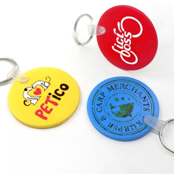 PVC軟膠材質鑰匙牌