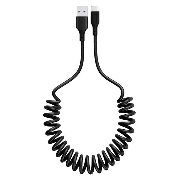 USB傳輸充電線-彈簧充電線