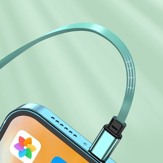 伸縮收納三合一快充充電線