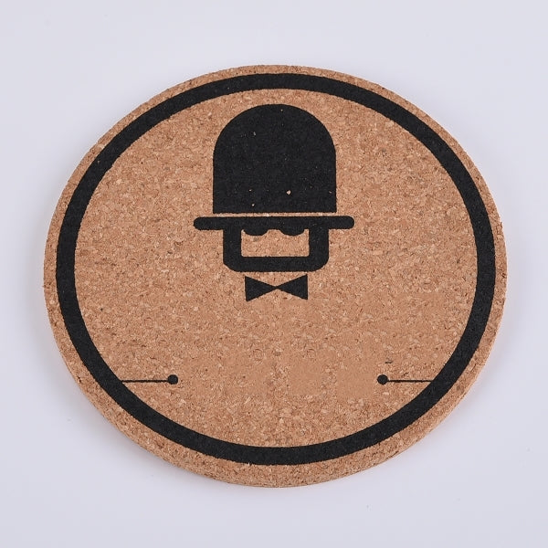 客製圓形軟木杯墊-直徑10cm