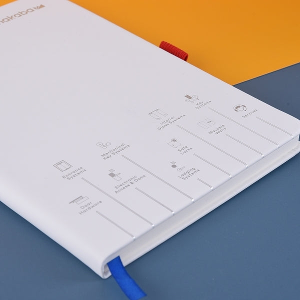 25K皮革燙銀精裝工商日誌