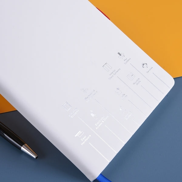 25K皮革燙銀精裝工商日誌