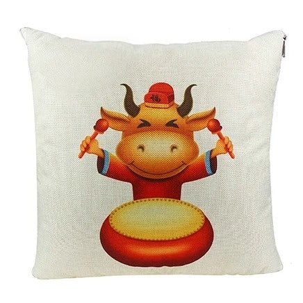 40x40cm麻料抱枕兩用被