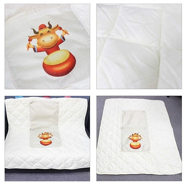 40x40cm麻料抱枕兩用被