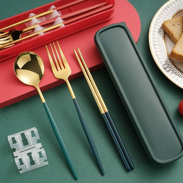 不鏽鋼餐具3件組