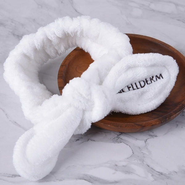 法蘭絨蝴蝶結化妝洗臉束髮帶