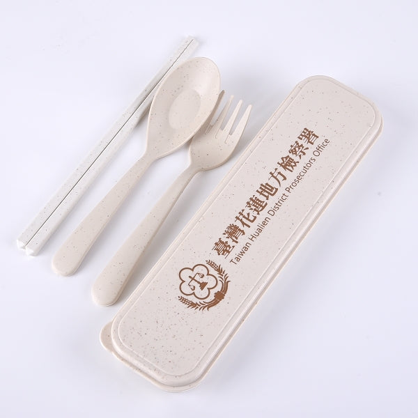 小麥桔梗餐具3件組