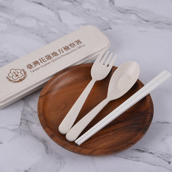 小麥桔梗餐具3件組