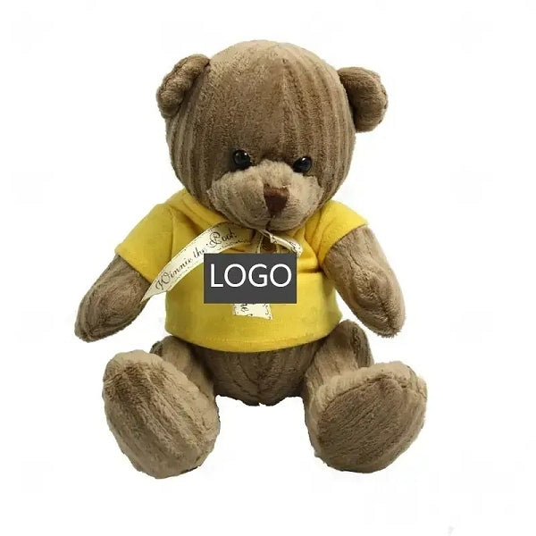 20cm緞帶熊毛絨玩具