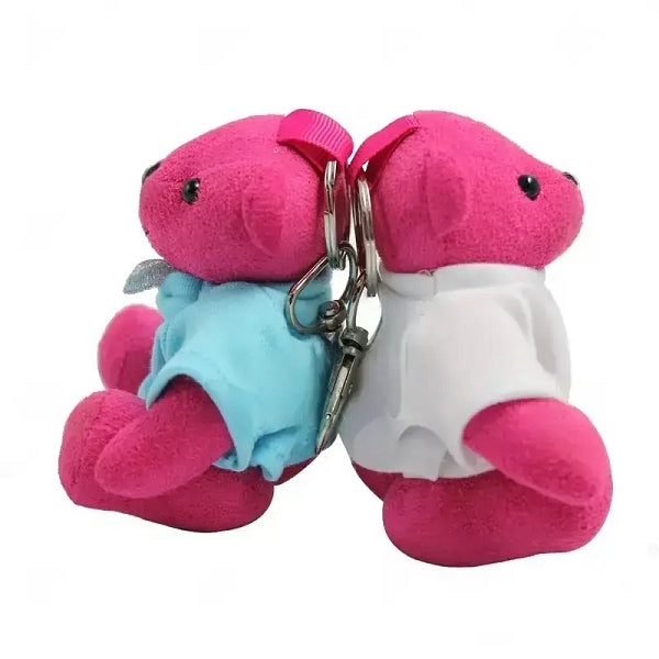 10cm迷你吊飾小熊毛絨玩具