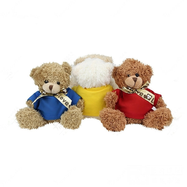 20cm短毛絨坐姿小熊