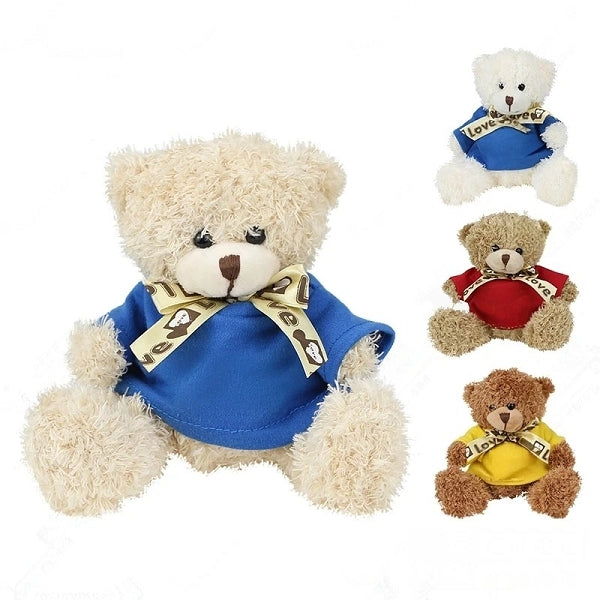 16cm短毛絨坐姿小熊